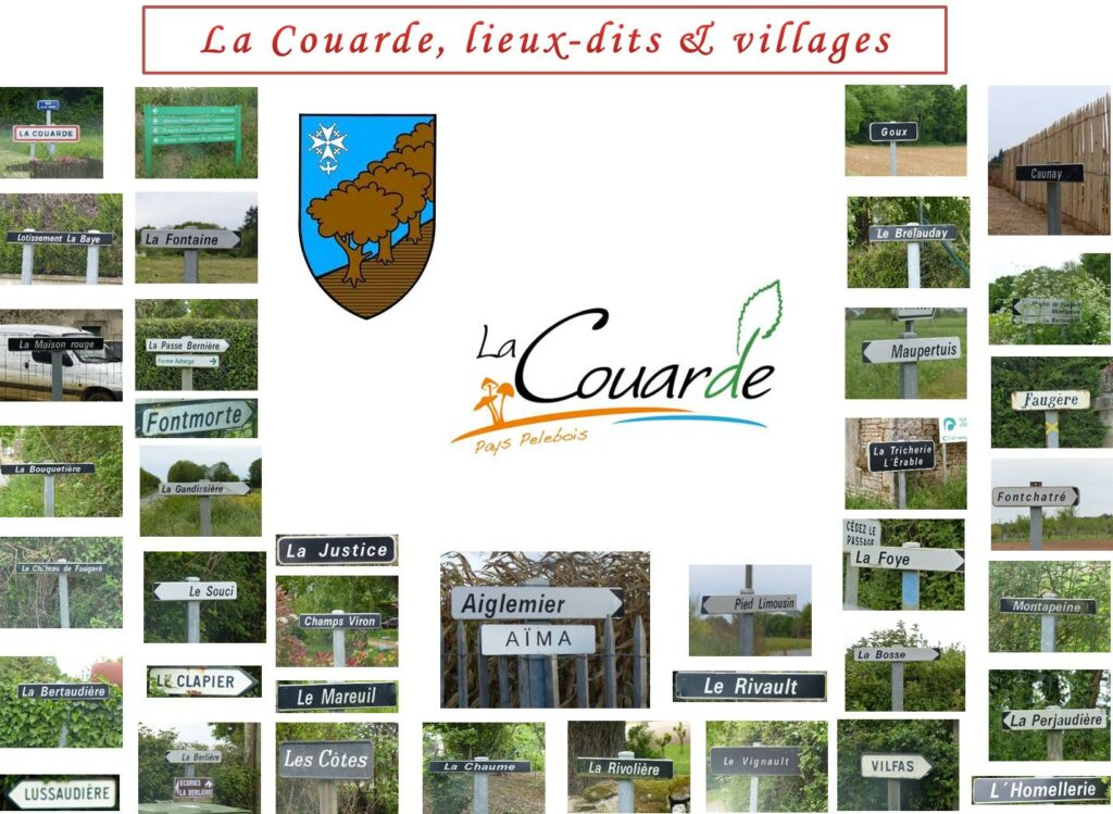 Suite de la carte des lieux-dits