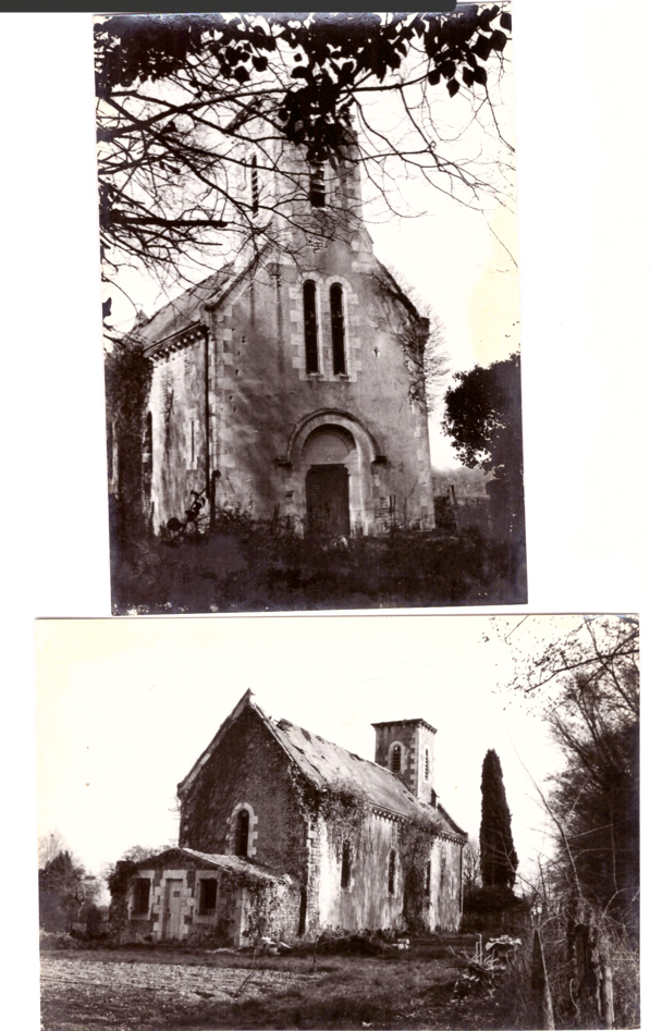 L'église de Prailles, vue d'ensemble